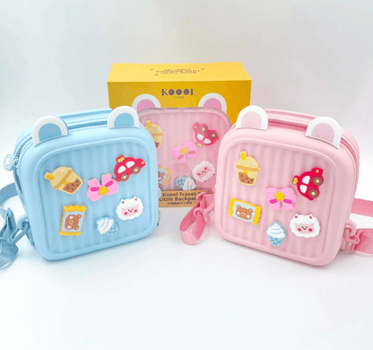 Cute Lightweight Waterproof Backpack For Children (Blue) - DMC Wholesale