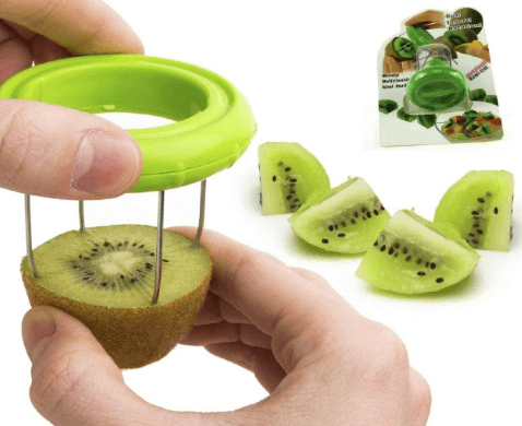 Kiwi Cutter Peeler Slicer - Alt View