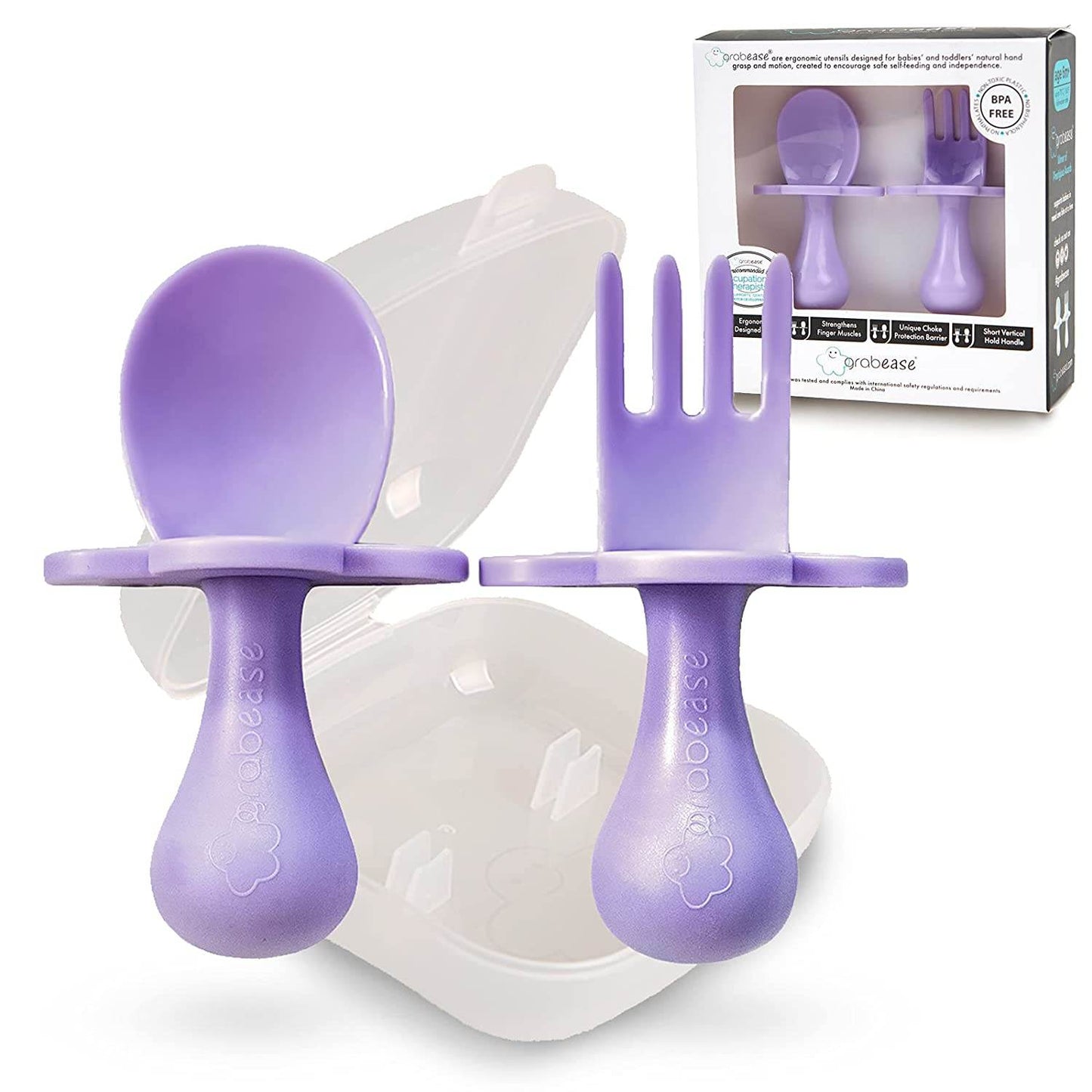 Baby and Toddler Self-Feeding Utensil Set - DMC Wholesale