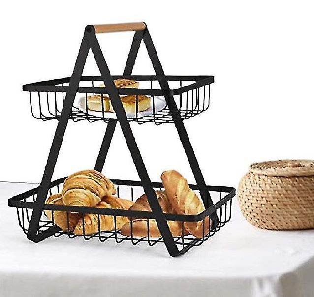 Metal Stack Rack (2 Tier) - DMC Wholesale