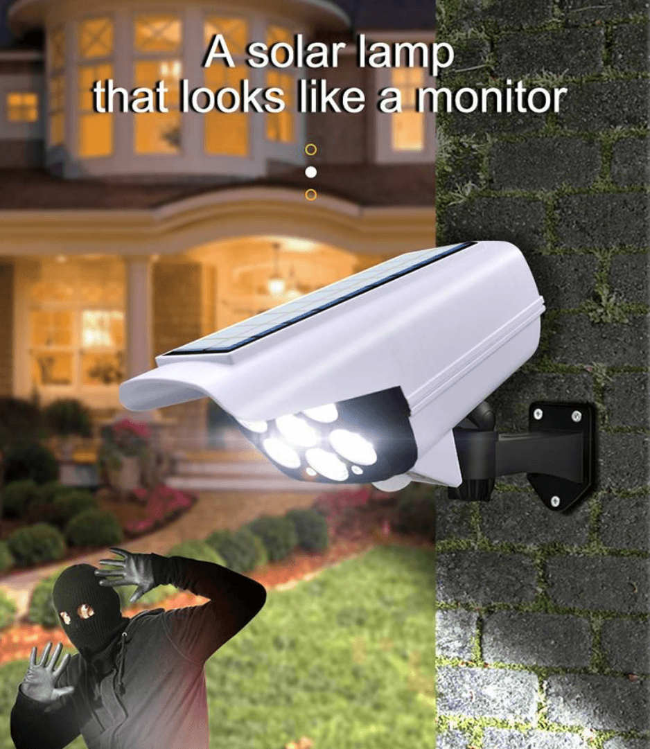 Outdoor Solar Sensor Dummy Camera Light - DMC Wholesale