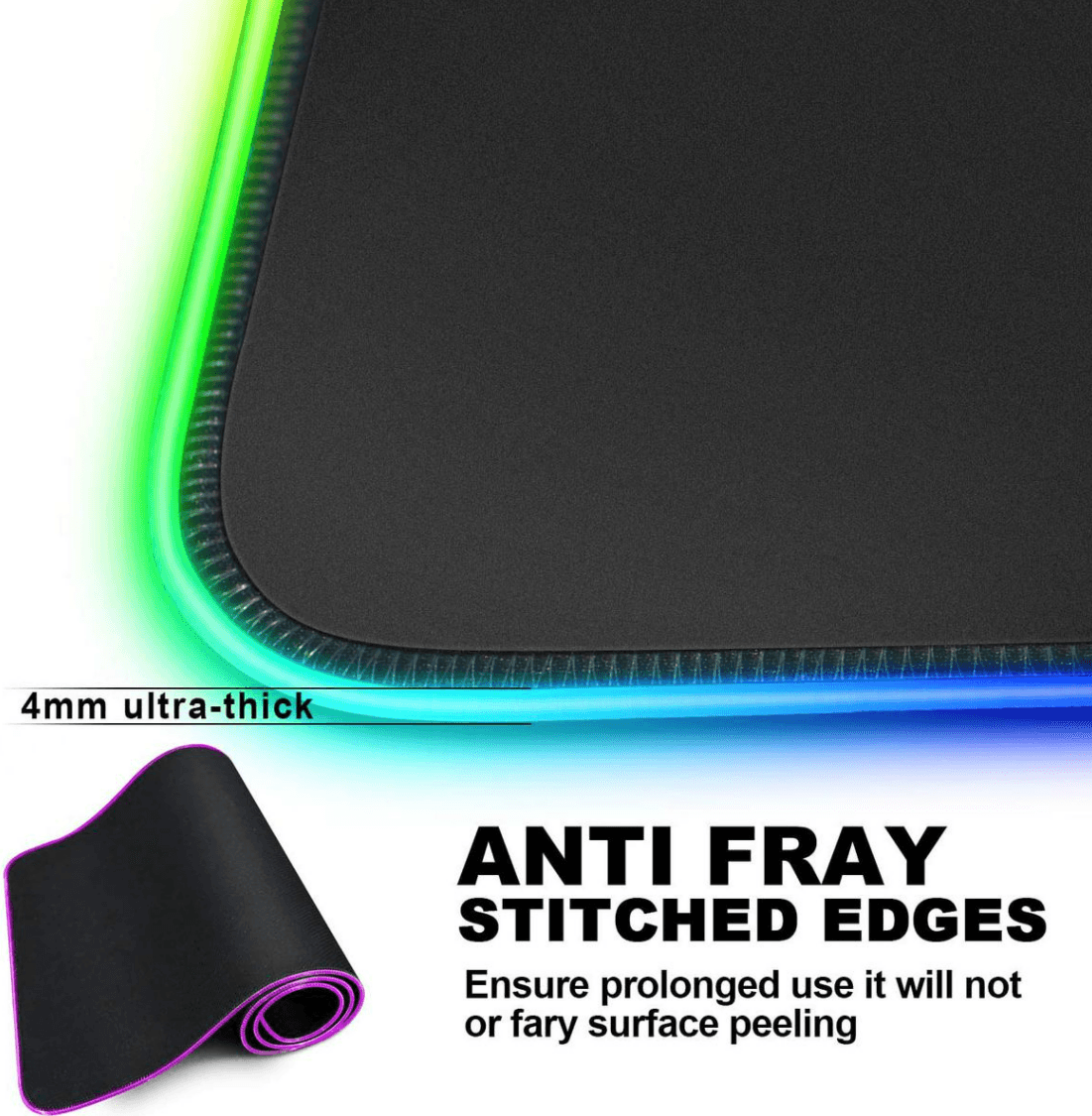 RGB Soft Light Gaming Mouse Pad (800mm x 300mm) - DMC Wholesale