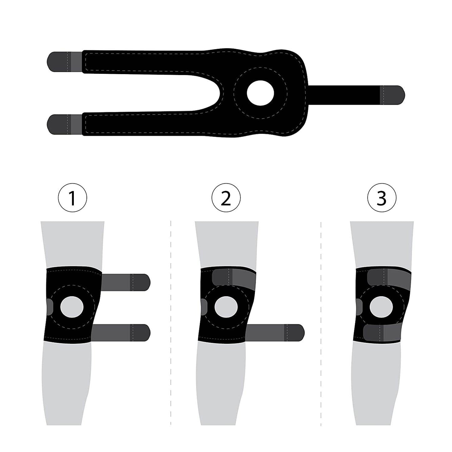 Adjustable Compression Knee Support Brace (Unisex) - DMC Wholesale