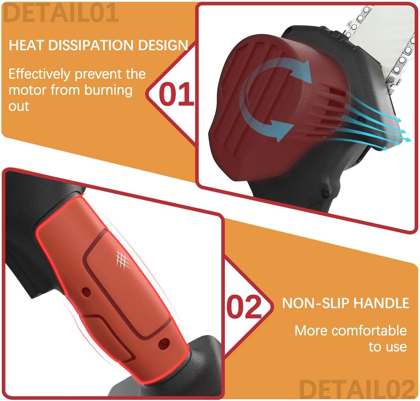 Mini Power Chain Saw (4inch)(24V) - DMC Wholesale