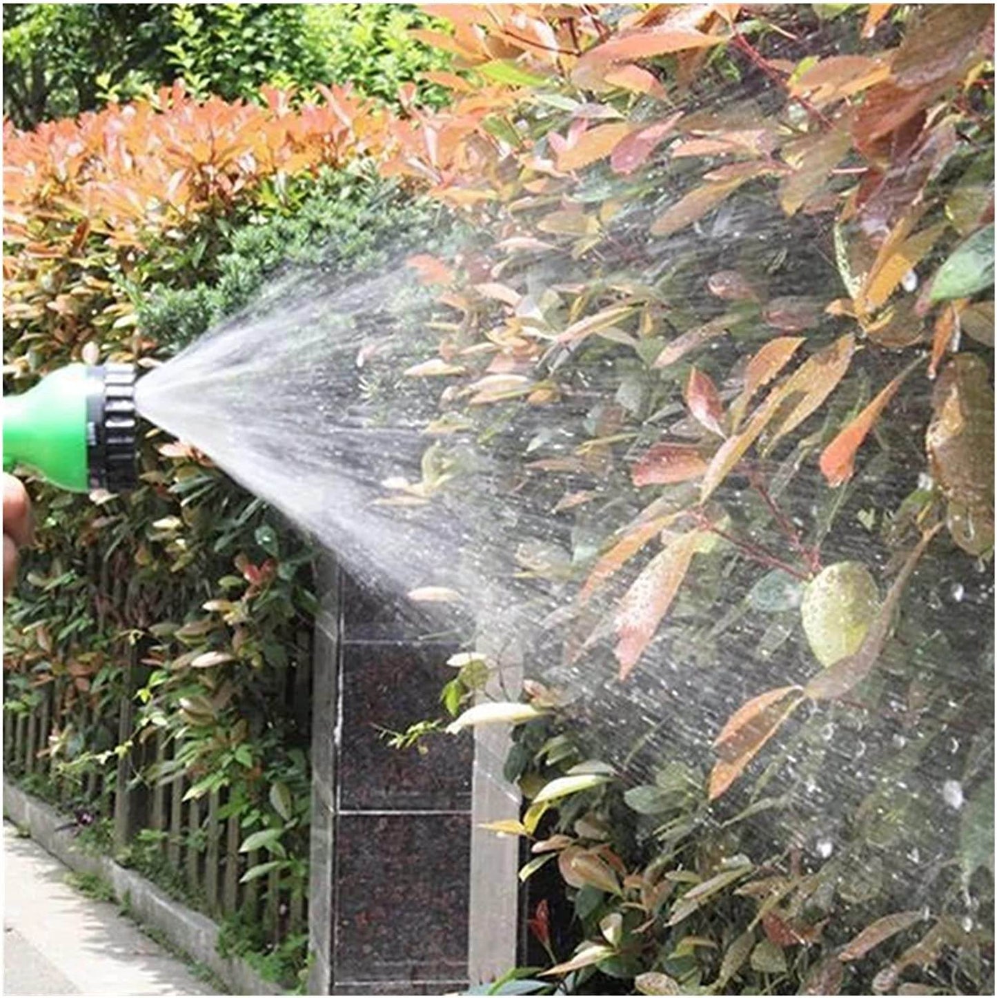 Flat Hose with Spray Gun Nozzle (15m) - DMC Wholesale