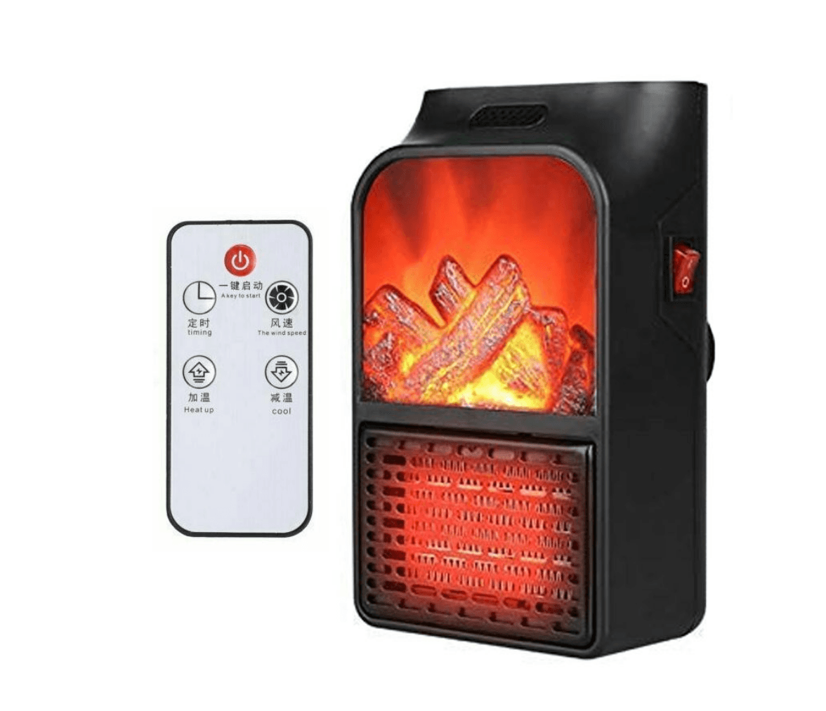 Portable Electric Flame Heater (1000W) - DMC Wholesale