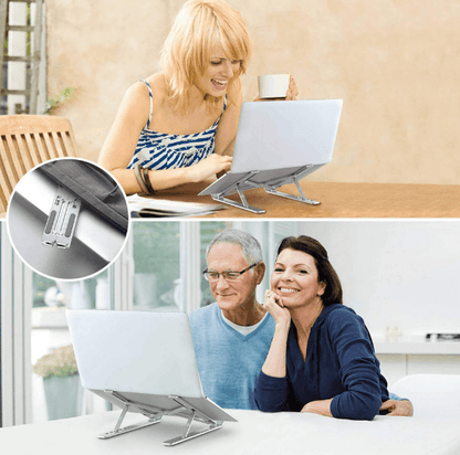 Adjustable Aluminium Foldable Notebook Stand - DMC Wholesale