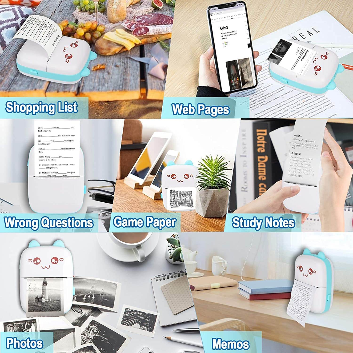 Mini Pocket Wireless Bluetooth Thermal Printers - DMC Wholesale