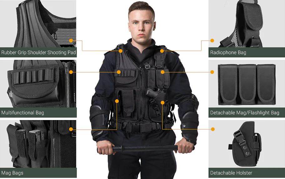 Tactical Vest For Men - DMC Wholesale