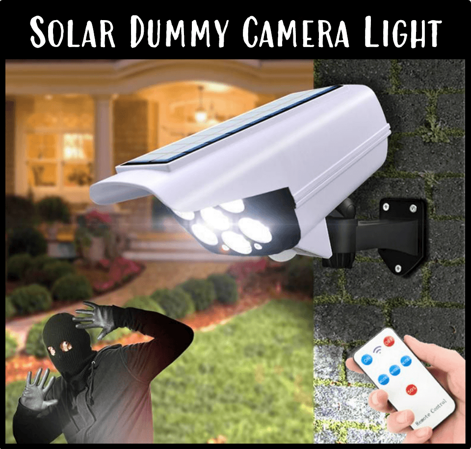 Outdoor Solar Sensor Dummy Camera Light - DMC Wholesale