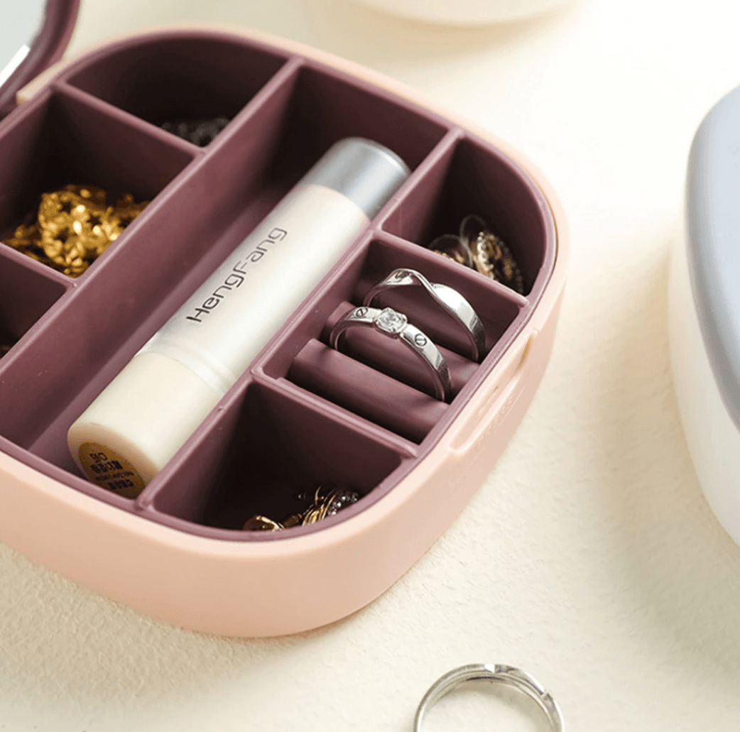 Jewellery Storage Box With Mirror (Each) - DMC Wholesale