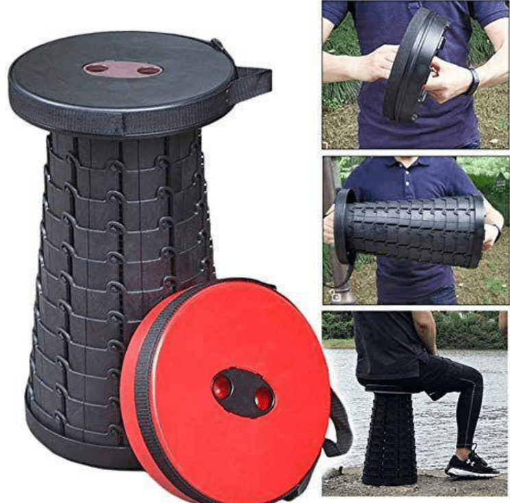 Retractable Telescopic Portable Camping Seat - DMC Wholesale