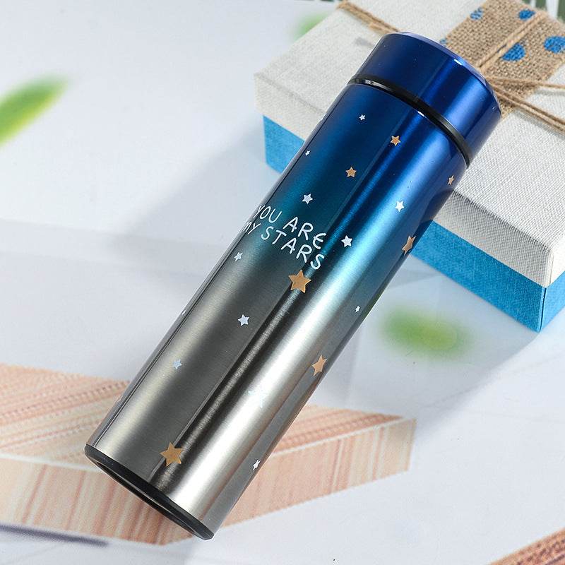 Vacuum Flask With Temperature Display (Stars)(500ml) - DMC Wholesale