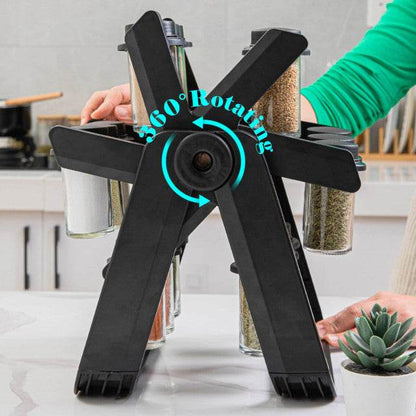 Jar Rotating Spice Rack (18 pcs) - DMC Wholesale