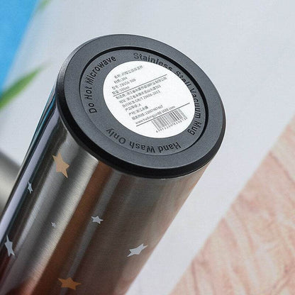 Vacuum Flask With Temperature Display (Stars)(500ml) - DMC Wholesale