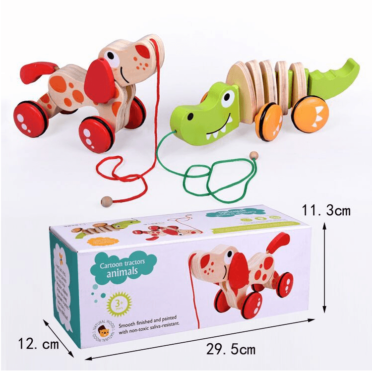 Wooden Cute Cartoon Animal - DMC Wholesale