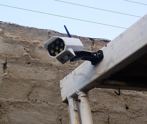 Mini Outdoor Solar Sensor Dummy Camera Light - Alt View