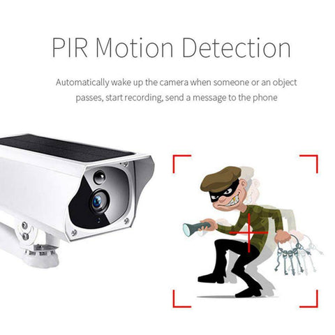 Solar Wifi 2.0mp Bullet Camera - Alt View