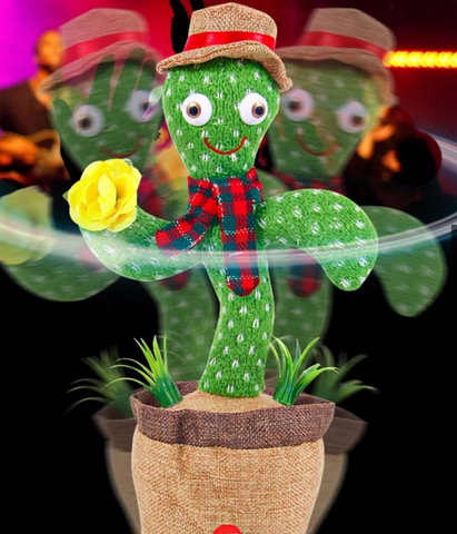 Dancing Singing Cactus - Alt View