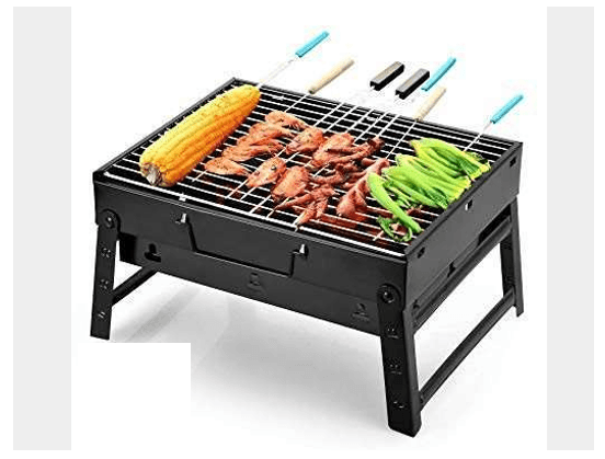 Portable Outdoor Stainless Steel Foldable BBQ Grill Pit - DMC Wholesale