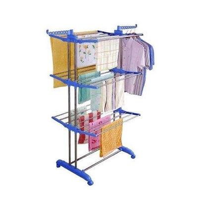 Foldable Steel Cloth Hanger (3 Tier) - DMC Wholesale