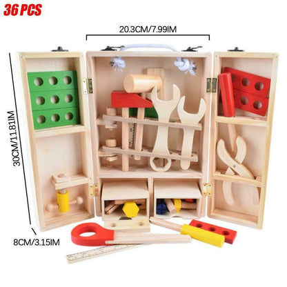 Wooden Durable Educational Tool Set For Children - DMC Wholesale