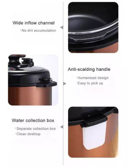 Silver Crest 6L Digital Smart Pressure Cooker - DMC Wholesale