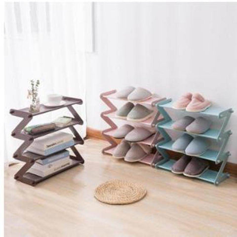 Z-Shape Shoe Stand Organizer (5 Tier) - Alt View