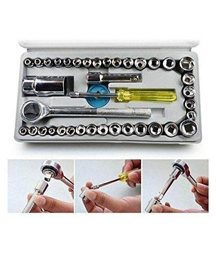 Combination Socket Wrench Set (Large)(40 pcs) - DMC Wholesale
