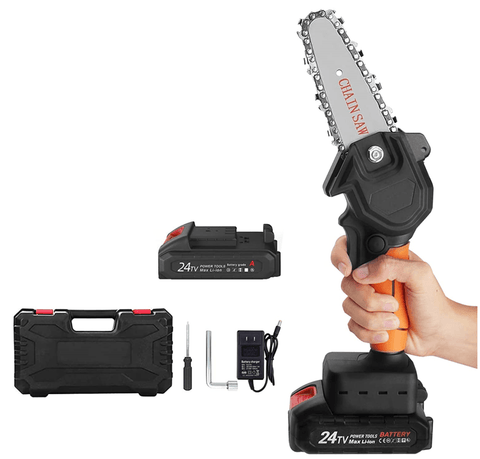 Mini Power Chain Saw (4inch)(24V) - Alt View
