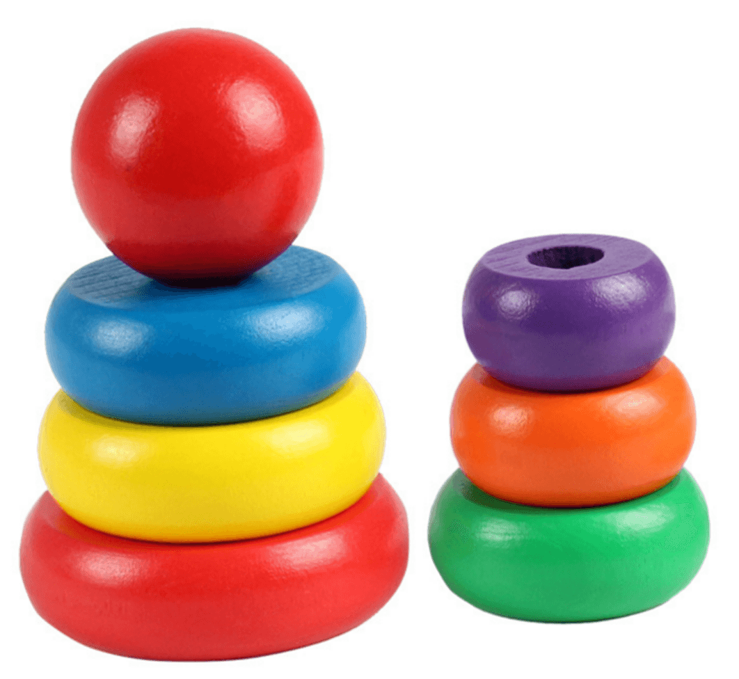 Colourful Wooden Stacking Tower (Small) - DMC Wholesale